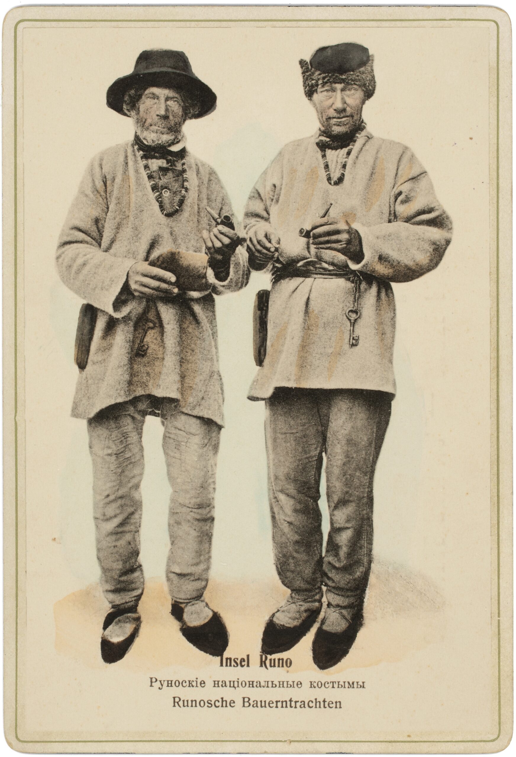 Мужчины в национальных костюмах. Карл Булла, 1920-е годы. Эстонский национальный музей (ERM Fk 580:68)